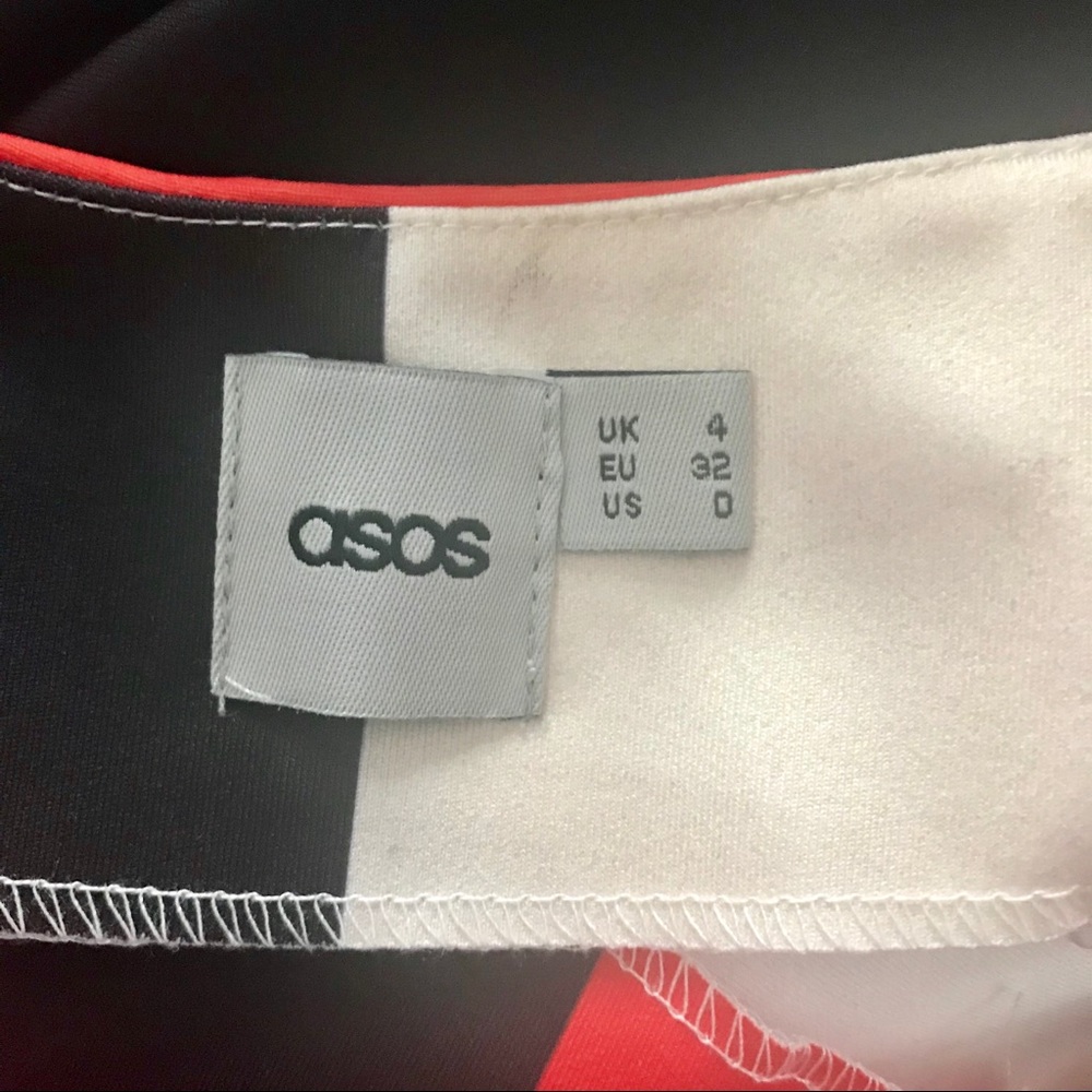 ASOS Color Block Mini Skirt - Picture 3 of 3